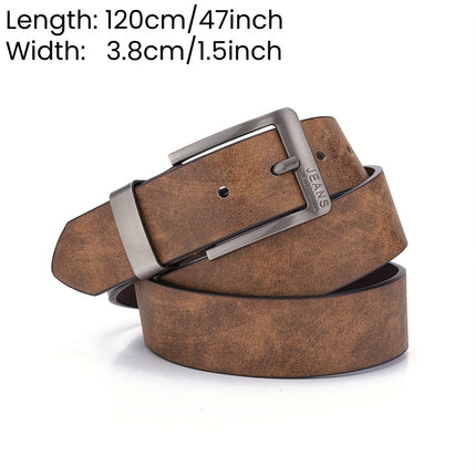 Men's Faux Leather Belt Collection