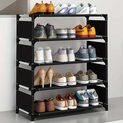 7-Tier Shoe Rack – Stackable, Space-Saving Organizer