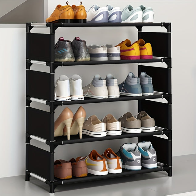 7-Tier Shoe Rack – Stackable, Space-Saving Organizer