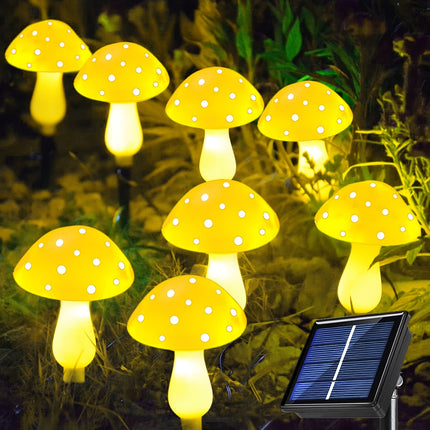 Solar Mushroom Lights - Magical Garden Pathway Glow