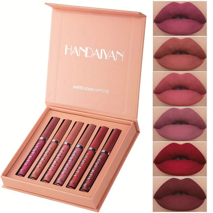 6-Piece Matte Liquid Lipstick Set