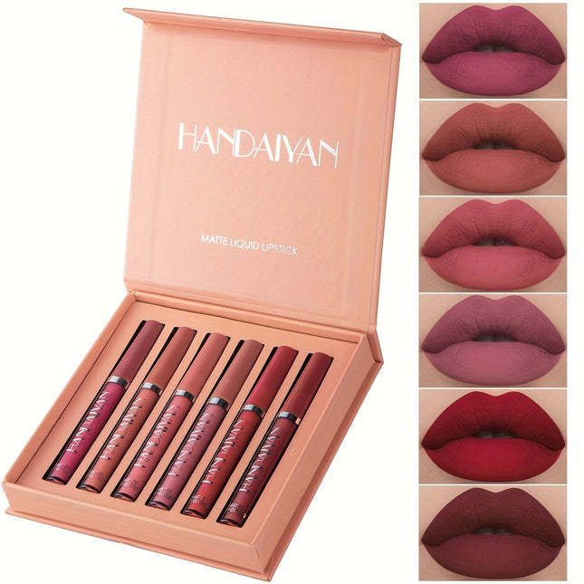 6-Piece Matte Liquid Lipstick Set