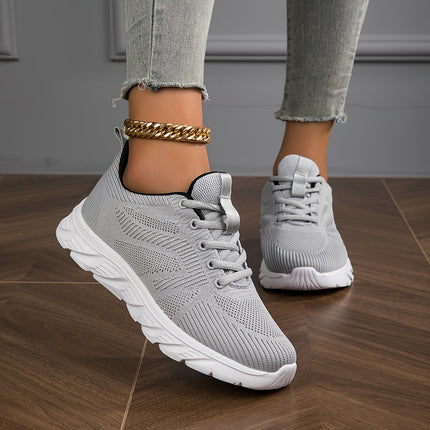 Breathable Knit Athletic Sneakers