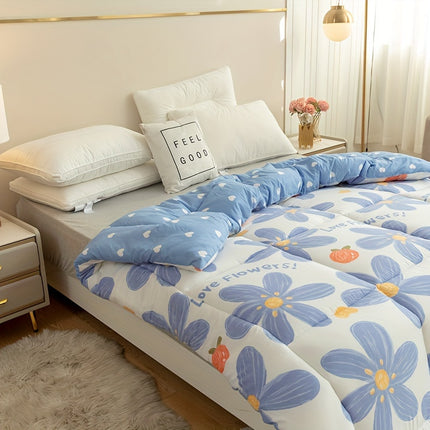 All-Season Floral Comforter - Soft & Hypoallergenic