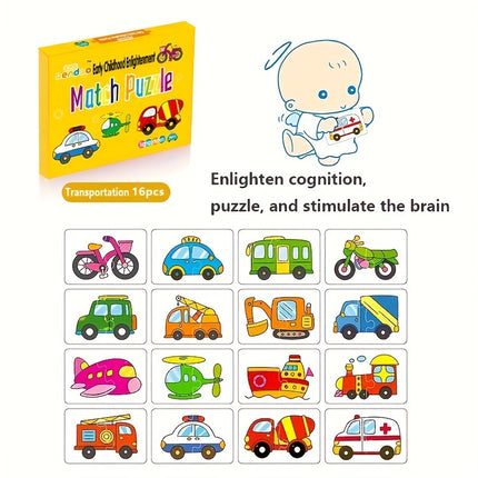 32-Piece Animal & Fruit Puzzle Set - Monti Bargains