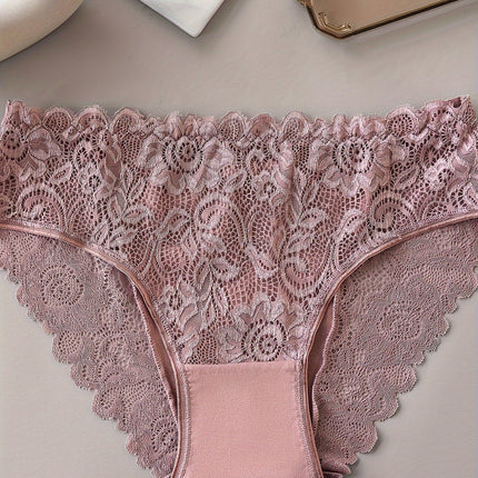 10pcs Sexy Floral Lace Briefs