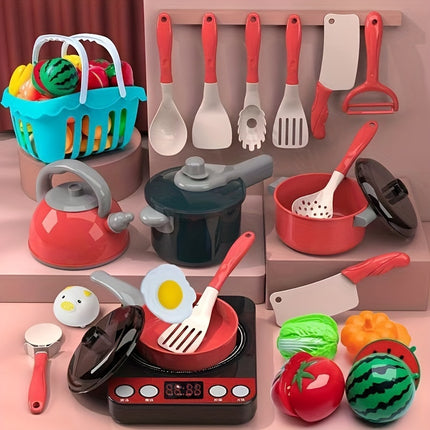 Compact Pretend Play Kitchen Set – Fun for Kids