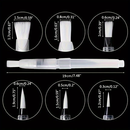 12pc Easy-Fill Watercolor Brush Pens