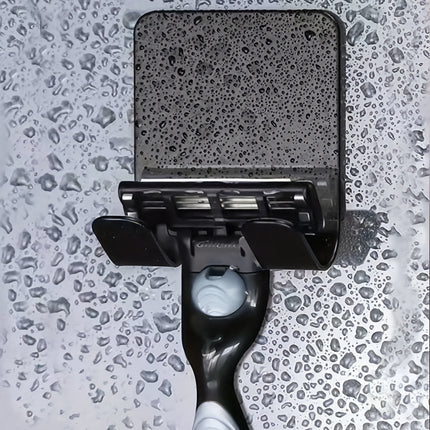 Sleek Stainless Steel Razor Holder – Punch-Free Wall Hook - Monti Bargains