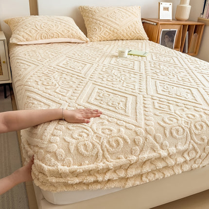 Space-Themed Embossed Taffeta Bedding Set - 3pcs