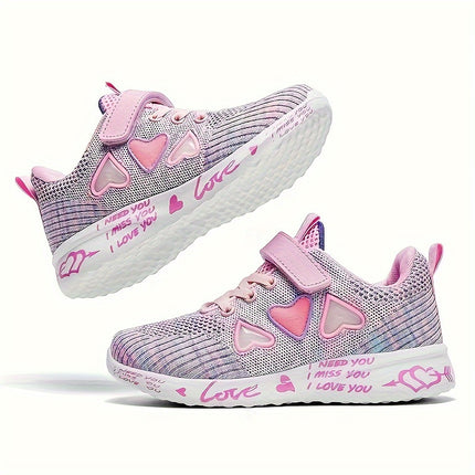 Cute Heart Low-Top Sneakers
