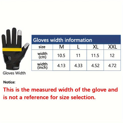 Breathable Summer Motorcycle Gloves – Non-Slip Touch Screen