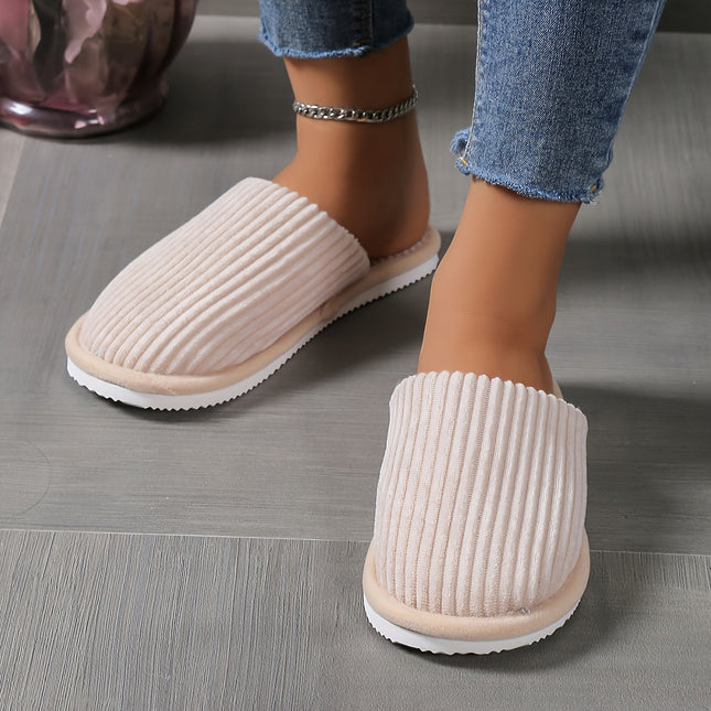 Plush Lined Cozy Indoor Slippers