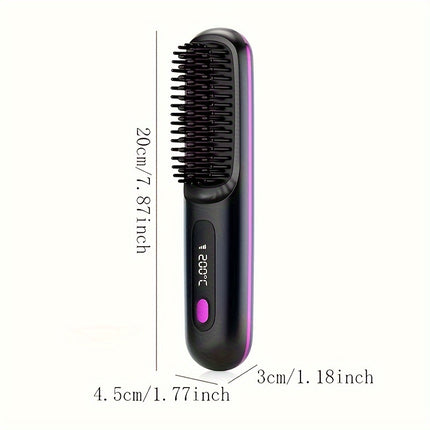 Wireless Hair Straightening Comb