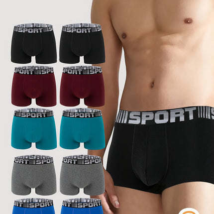 Men's Cotton Stretch Boxer Set