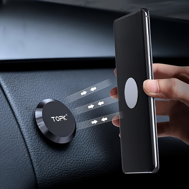 Universal 360° Magnetic Car Phone Holder – Sleek & Secure
