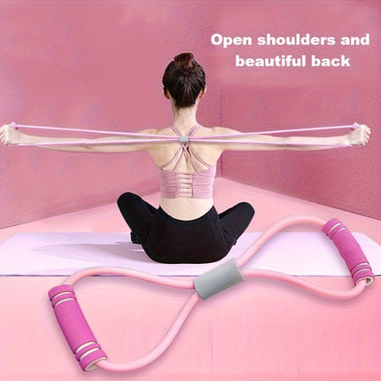 TPE Yoga Resistance Band Set for Fitness & Posture Correction