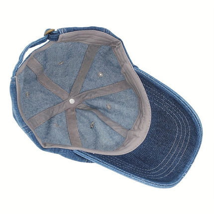 Men’s Denim Snapback Baseball Cap