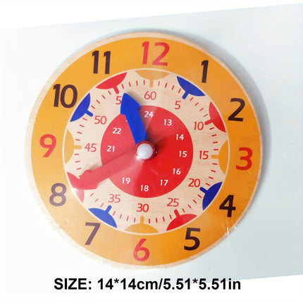 Wooden Clock Puzzle – Fun Learning for Kids - Monti Bargains