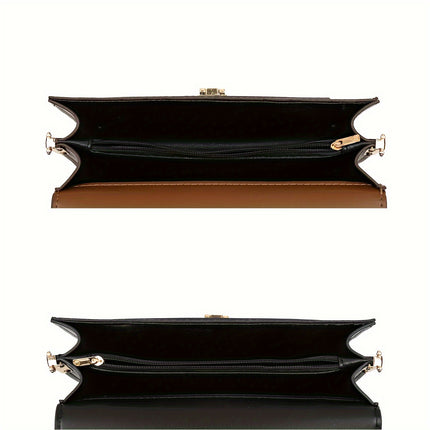 Elegant Plaid Crossbody Shoulder Bag