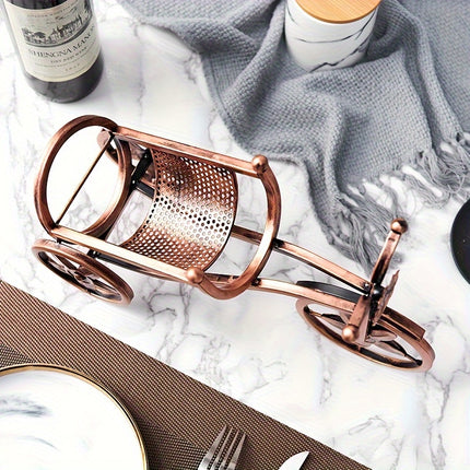 Metal Tabletop Bicycle Wine Rack – Decorative Countertop Holder