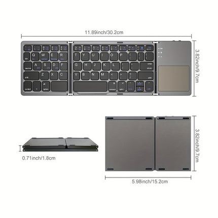 Ultra-Thin Foldable Keyboard - Monti Bargains