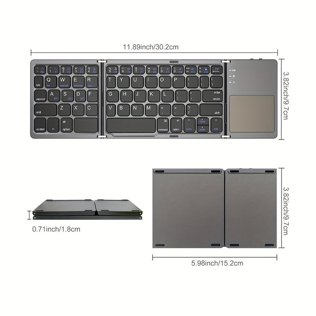 Ultra-Thin Foldable Keyboard - Monti Bargains