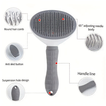 Self-Cleaning Pet Brush – Grooming Made Effortless - Monti Bargains
