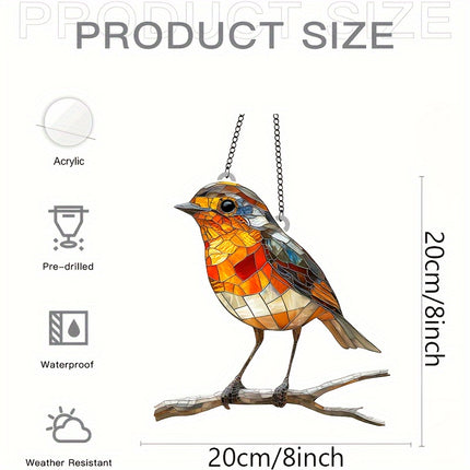 Robin Suncatcher Charming Decor for Nature Lovers