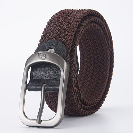 Elastic Woven Belt with Buckle