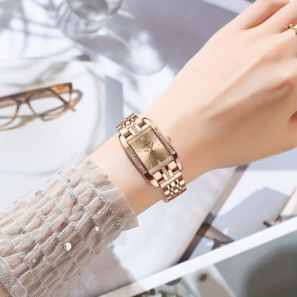 CRRJU Women's Square Quartz Watch