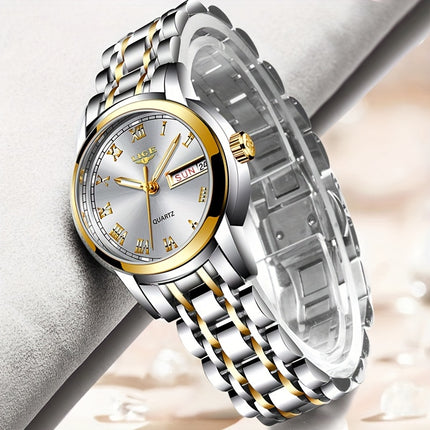 LIGE Gold Women's Bracelet Watch