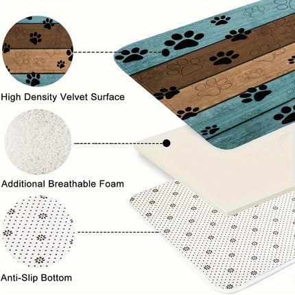 Pawfect Welcome Mat – Keep Muddy Paws in Check - Monti Bargains