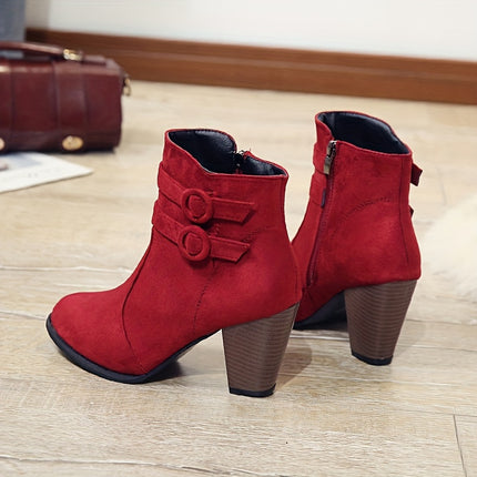 Chic Pointed Toe Ankle Booties