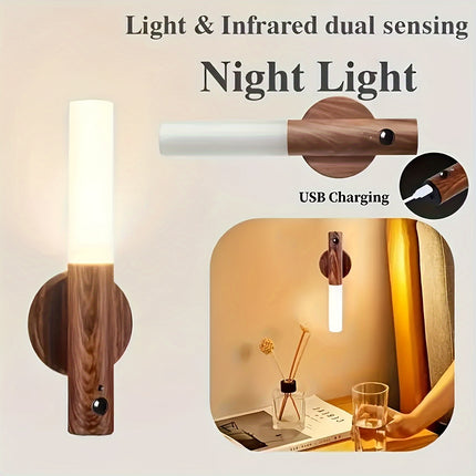 Motion-Activated LED Night Light - Magnetic, Wall Mount