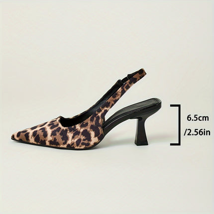 Leopard Print Stiletto Heels