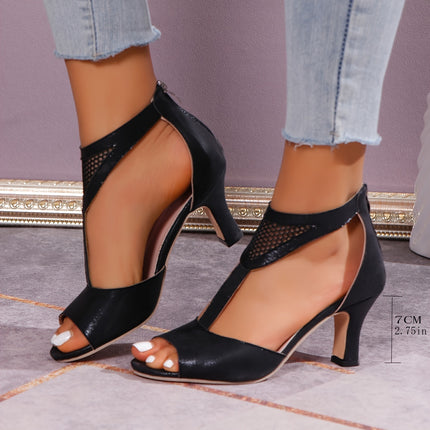 Chic Block Heel Sandals – Effortless Elegance