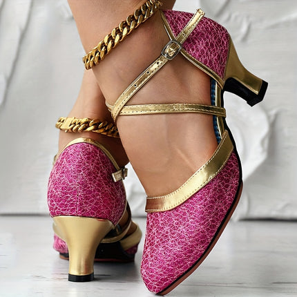 Glitter D'Orsay Dance Shoes