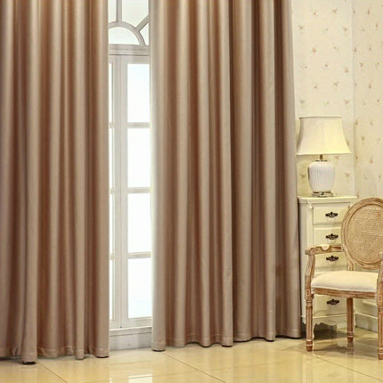 Elegant Beige Blackout Curtains