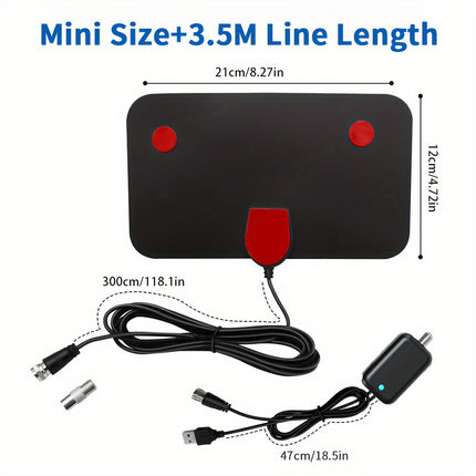 2024 HDTV Antenna – Crisp Channels, Easy Setup, Long Range