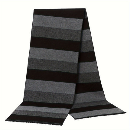 Men’s Luxury Faux Cashmere Plaid Scarf