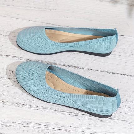 Breathable Knit Ballet Flats