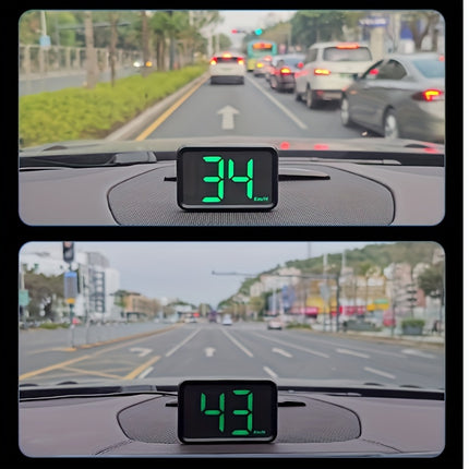 Smart HUD Car Speed Display – USB Powered, Universal Fit