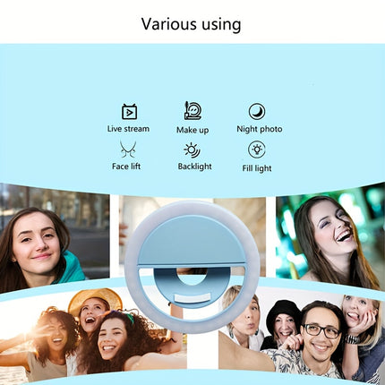 LED Selfie Ring Light – Perfect for Photos & Makeup!