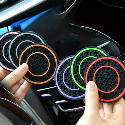 Non-Slip Universal Car Coasters – Stylish & Practical