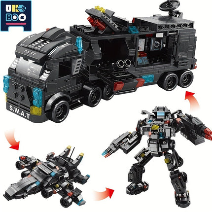 8-in-1 City Building Blocks - Monti Bargains