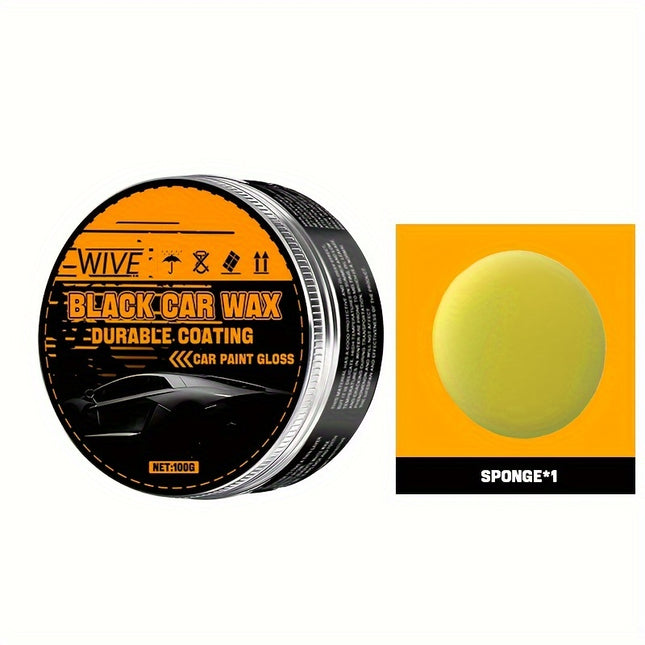 Black Car Wax Paste – High Gloss & Scratch Resistance