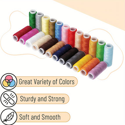 10 Rolls Random Color Polyester Thread