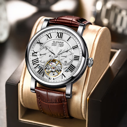 Multi-Dial Automatic Mechanical Watch