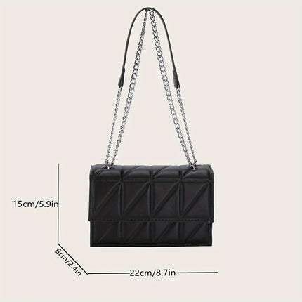 Quilted Chain Crossbody Bag